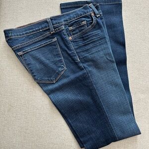 J Brand Dark Blue Straight Leg Jeans